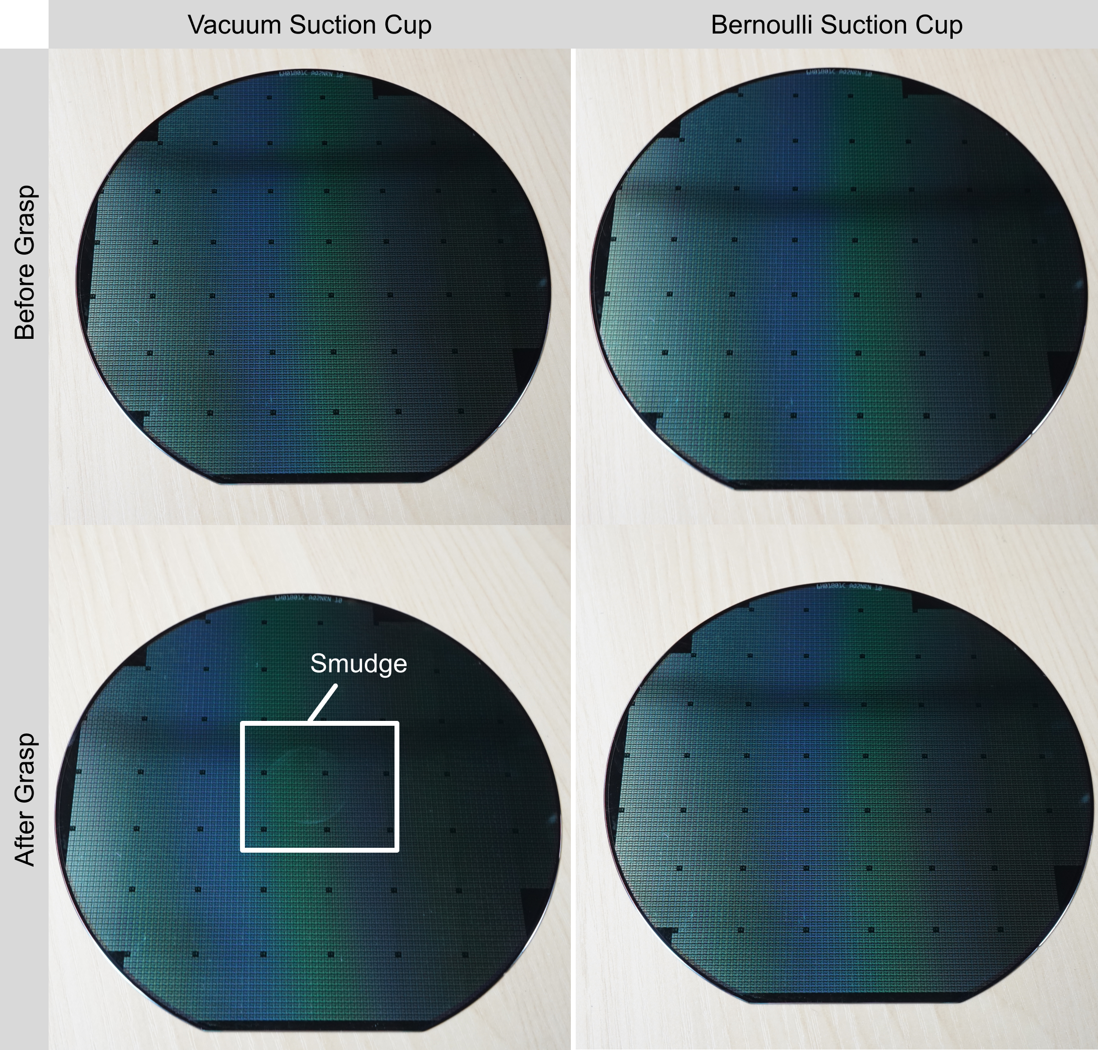 Wafer Pick-up Comparison